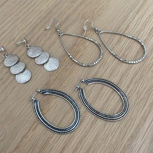 Silver Plated Earrings Bundle
